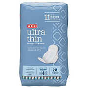 H-E-B Ultra Thin with Flexi-Wings Extra Long Pads - Super