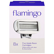 Flamingo Five-Blade Razor Cartridges