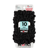 Scunci Black Mini Scrunchies