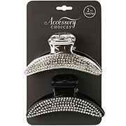 Accessory Choices Rhinestone Jaw Clips
