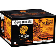 CAFE Olé by H-E-B Medium Roast Taste of San Antonio Coffee Single Serve Cups - Texas-Size Pack