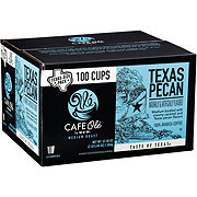 CAFE Olé by H-E-B Medium Roast Texas Pecan Coffee Single Serve Cups - Texas-Size Pack