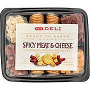 H-E-B Deli Party Tray - Spicy Meat & Cheese