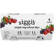 Siggi's 0% Non-Fat Strained Skyr Mixed Berries & Acai Yogurt