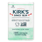 Kirk's Soothing Aloe Vera Gentle Castile Soap
