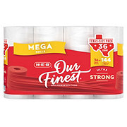 H-E-B Our Finest Ultra Strong Toilet Paper - Texas-Size Pack