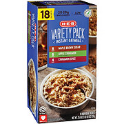 H-E-B Instant Oatmeal Variety Pack