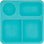 chefstyle Reusable Divided Square Dinner Plate - Turquoise