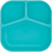 chefstyle Reusable Divided Square Plate - Turquoise