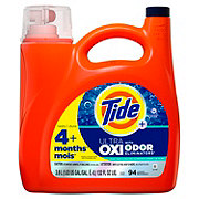 Tide + Ultra Oxi Odor Eliminators HE Turbo Clean Liquid Laundry Detergent, 94 Loads