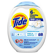 Tide PODS Free & Gentle Coldwater Clean HE Laundry Detergent Pacs