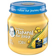 Gerber Natural for Baby 1st Foods - Corn
