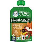 Gerber Organic for Toddler Plant-tastic Pouch - Southwestern Fiesta Fruit & Veggie Bean Smash