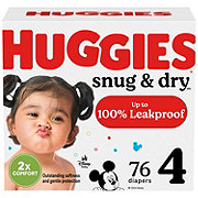 Huggies Snug & Dry Baby Diapers - Size 4