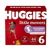 Huggies Little Movers Baby Diapers - Size 6