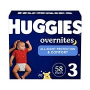 Huggies Overnites Nighttime Baby Diapers - Size 3