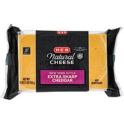 H-E-B New York Style Extra Sharp Cheddar Cheese