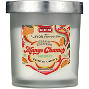 H-E-B Flavor Favorites Creamy Creations Mango Chamoy Sherbet Scented Candle