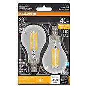 Sylvania TruWave A15 40-Watt Clear LED Light Bulbs - Soft White