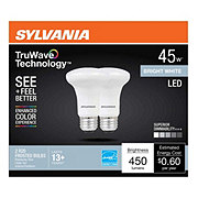 Sylvania TruWave R20 45-Watt Frosted LED Light Bulbs - Bright White