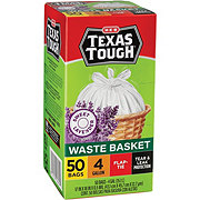 H-E-B Texas Tough Wastebasket Trash Bags, 8 Gallon