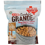 H-E-B Cashew Grande Salted Roasted Whole Cashews - Texas-Size Pack