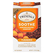 Twinings Soothe Turmeric & Star Anise Caffeine-Free Herbal Tea Bags