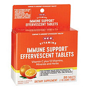 H-E-B Vitamins Immune Support Effervescent Tablets