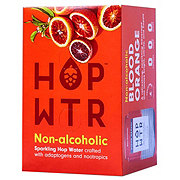 HOP WTR Non-Alcoholic Blood Orange Sparkling Hop Water 6 pk Cans