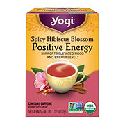 Yogi Spicy Hibiscus Positive Energy Herbal Tea Bags