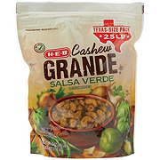 H-E-B Cashew Grande Roasted Whole Cashews - Salsa Verde, Texas-Size Pack