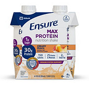 Ensure Max Protein Nutrition Shake, Creamy Peach, 11 fl oz, 4 Count