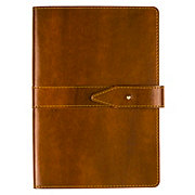 Eccolo Legend Journal with Flap Closure - Brown