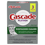 Cascade Dishwasher Cleaner Pouches
