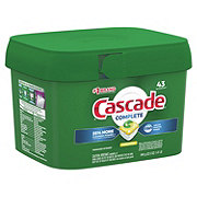 Cascade Complete Lemon Scent Dishwasher Detergent ActionPacs