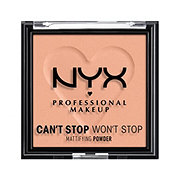 NYX Can't Stop Won't Stop Mattifying Powder Bright Peach