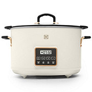 Kitchen & Table by H-E-B Programmable Slow Cooker with Searing Pot - Cloud White