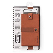 Bookaroo Phone Holder for Notebook & Journal - Brown