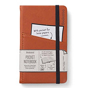 Bookaroo Small Pocket Notebook - Brown