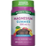 Nature's Truth Magnesium 200mg Gummies - Lemon Raspberry