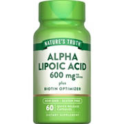 Nature's Truth Alpha Lipoic Acid 600mg Capsules