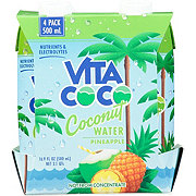 Vita Coco Pineapple Coconut Water 16.9 oz Bottles