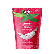 Raw Sugar Kids Fizzy Bath Bombs Strawberry Vanilla