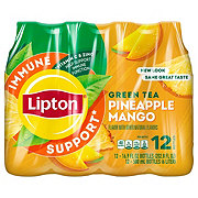 Lipton Immune Support Pineapple Mango Green Tea 16.9 oz Bottles
