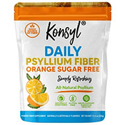 Konsyl Daily Psyllium Fiber Orange Sugar Free Powder