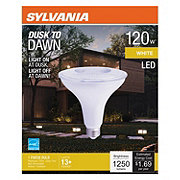Sylvania Dusk To Dawn PAR38 120-Watt LED Flood Light Bulb - White