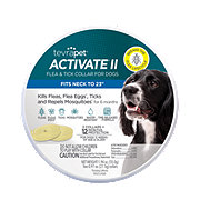 Tevra Pet Activate II Flea & Tick Collar for Dogs