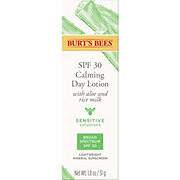 Burt's Bees SPF 30 Calming Day with Aloe and Rice Milk - Shop Facial Moisturizer at H-E-B