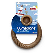 Lumabone Bacon Ring Stuffer Medium Dog Toy