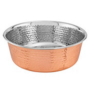 Ruffin' It 2 Quarts Copper Non-Skid Stainless Steel Pet Bowl